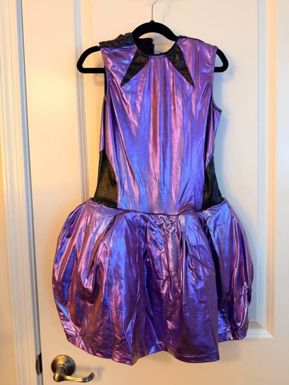 Revolution Tenth House tutu Dance costume blue metallic ATOMIC TH20255 Small adu